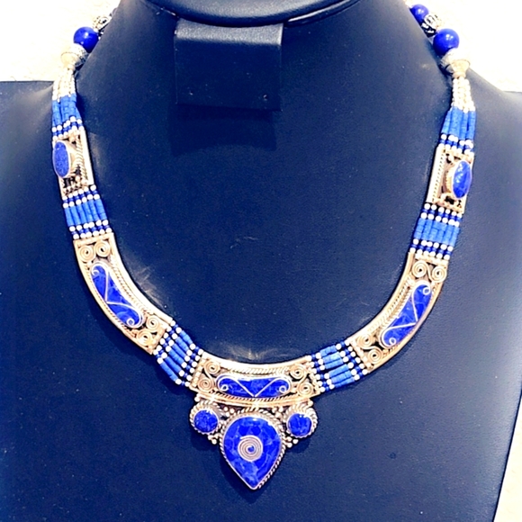 Jewelry - Hand Crafted Tibetan Lapis Necklace